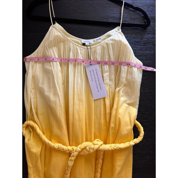 NEW NWT Rhode Lea Yellow Ombré Midi Dress size Small - Picture 7 of 8